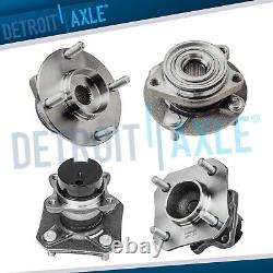 Front + Rear Wheel Bearing & Hub for 2007 2008 2009 2010 2011 Nissan Versa