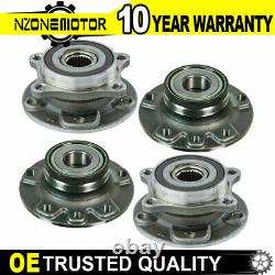 Front + Rear Wheel Bearing & Hub for 2013 2016 Dodge Dart Left and Right Sides