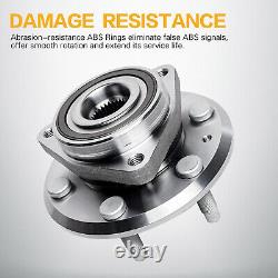 Front Rear Wheel Bearing Hub for Chevy Traverse Enclave GMC Acadia 07-17 6 Lug