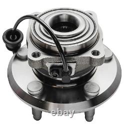 Front Rear Wheel Bearing Hubs 24pc Lug Nuts with Keys for 2010-17 Equinox Terrain