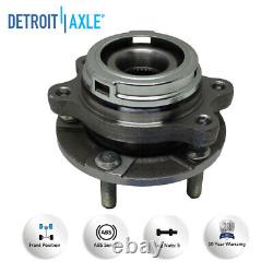 Front & Rear Wheel Bearing & Hubs Assembly Kit for 2009 2014 Nissan Murano AWD