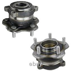 Front & Rear Wheel Bearing & Hubs Assembly Kit for 2009 2014 Nissan Murano AWD