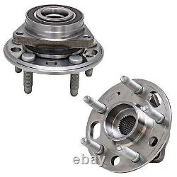 Front Rear Wheel Bearing Hubs for 2010-2017 Chevy Equinox GMC Terrain 2.4L 3.6L
