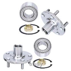 Front + Rear Wheel Bearing and Hub Set for Toyota Camry Solara 4 Cyl Non ABS
