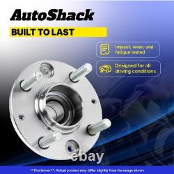 Front Rear Wheel Hub Bearing Assemblies for 2008-2012 Honda Accord