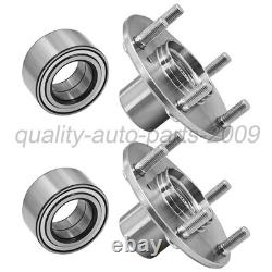 Front & Rear Wheel Hub & Bearing Assembly For 2006-2014 Honda Ridgeline