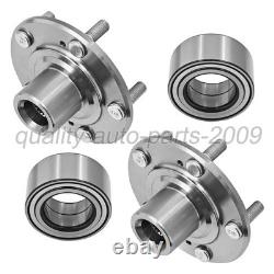Front & Rear Wheel Hub & Bearing Assembly For 2006-2014 Honda Ridgeline