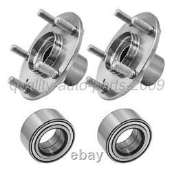 Front & Rear Wheel Hub & Bearing Assembly For 2006-2014 Honda Ridgeline