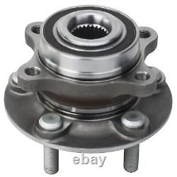 Front & Rear Wheel Hub Bearings +20pc Wheel Lug Nuts for Lincoln MKZ Ford Fusion
