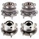 Front Rear Wheel Hub Bearings For 2013-18 Nissan Altima Maxima Pathfinder FWD