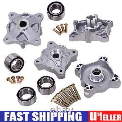 Front & Rear Wheel Hub with Studs Ball Bearing for Polaris RZR S 800 EFI 2008-2014