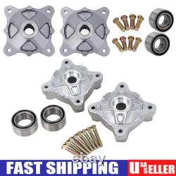 Front & Rear Wheel Hub with Studs Ball Bearing for Polaris RZR S 800 EFI 2008-2014