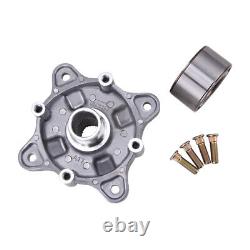 Front & Rear Wheel Hubs & Bearings & Studs Kits For Polaris RZR 800 S 800 08-14