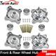 Front & Rear Wheel Hubs WithStuds & Bearings Kit For Polaris Sportsman 570 700 800
