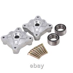 Front & Rear Wheel Hubs WithStuds & Bearings Kit For Polaris Sportsman 570 700 800