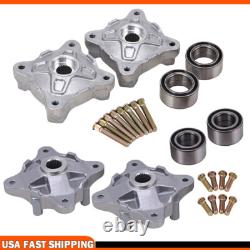 Front & Rear Wheel Hubs WithStuds & Bearings Set For Polaris Sportsman 570 14-2020