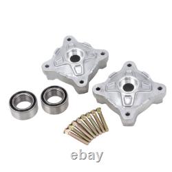 Front & Rear Wheel Hubs WithStuds & Bearings Set For Polaris Sportsman 570 14-2020