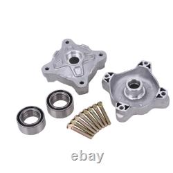Front & Rear Wheel Hubs WithStuds & Bearings Set For Polaris Sportsman 570 14-2020