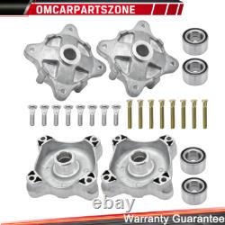 Front & Rear Wheel Hubs WithStuds Seal & Bearings For Polaris RZR 800 2008-2014