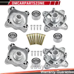 Front & Rear Wheel Hubs WithStuds Seal & Bearings For Polaris RZR 800 2008-2014