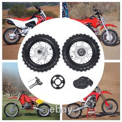Front Rear Wheel Pair Set Fits for Honda CRF50 XR50 BBR KLX Dirt Bikes 2.50-10
