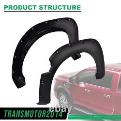 Front+Rear Wheel Protector Fender Flares Cover Fit For 2004-2015 Nissan Titan