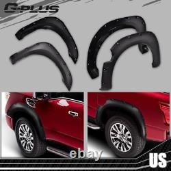Front+Rear Wheel Protector Fender Flares Cover Fit For 2004-2015 Nissan Titan