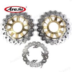 Front Rear Wheel Rim Brake Rotors For Honda CBR1000RR 2008 2016 2015 GG0D US
