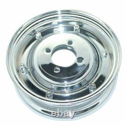 Front Rear Wheel Rim Set Chrome Plated 3.50 X 8 Vespa VBB VLB VNA Models