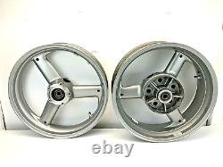 Front Rear Wheel Rim Straight Wheels Set Oem 00-03 Triumph Tt 600