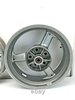 Front Rear Wheel Rim Straight Wheels Set Oem 00-03 Triumph Tt 600