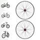 Front+ Rear Wheel Set 29'' Alum Rim Disc Brake MTB Mountain Bike Wheel Kit