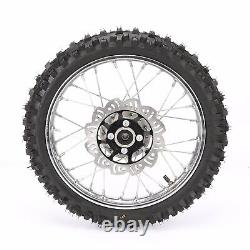 Front Rear Wheel Set 60/100-14 & 80/100-12 Tire Rim Dirt Pit Bike SSR 110CC 125