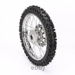 Front Rear Wheel Set 60/100-14 & 80/100-12 Tire Rim Dirt Pit Bike SSR 110CC 125
