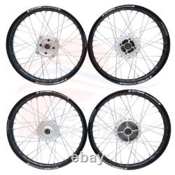 Front&Rear Wheel Set HONDA CT125 Trail 125 Hunter Cub 20-23 1.85-17 Black (B)