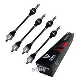 Front & Rear Wheel Shaft CV Axle For Polaris RZR S 900 1000 2015-21 4 Pack