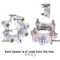 Front & Rear Wheel Spacers For Honda TRX 450R / 450ER TRX450R TRX450ER 2006-2014