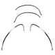 Front & Rear Wheel Well Molding Kit Chrome for 87-96 Ford F150 Pickup Truck