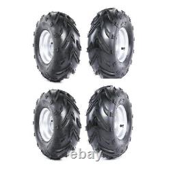 Front Rear Wheels 16x8-7 Tire Rim 3 Stud Hub Spindle Kit Go Kart ATV Quad Taotao