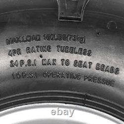 Front Rear Wheels 16x8-7 Tire Rim 3 Stud Hub Spindle Kit Go Kart ATV Quad Taotao