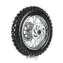 Front Rear Wheels 1.4x14 1.85x12 Rim Tires Disc Brake 12mm Axle 90cc 110cc 125cc