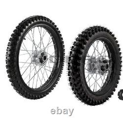 Front Rear Wheels 70/100-19 + 90/100-16 Tire Rim Motocross Dirt Bike 150cc 200cc