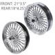 Front & Rear Wheels Combo for 2008-up Softail Fat Spoke Wheel Chrome, With ABS