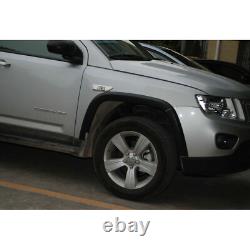 Front &Rear Wheels Fender Cover Protector Molding for Jeep Compass 2011-2018