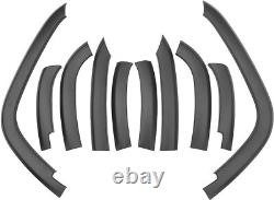 Front & Rear Wheels Fender Flares Protector Fit for Jeep Compass 2011-2018