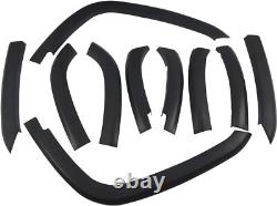 Front & Rear Wheels Fender Flares Protector for Jeep Compass 2011-2016 10 PCS