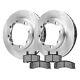 Front Rotors & Ceramic Pads For Ram 3500 2500 K3500 4WD 8 Lug W Dual Rear Wheels
