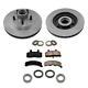 Front Rotors Pads Bearings for GMC C1500 Pick Up 5 Stud Rear Wheel Drive 95-99