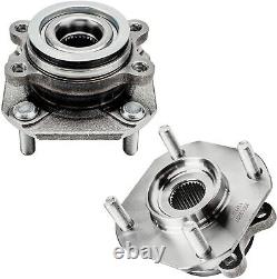 Front Wheel Bearing & Rear Hub for 2007 2008 2009- 2012 Nissan Sentra 2.0L withABS