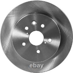 Front and Rear Disc Brake Rotors For 2006-2015 Lexus IS350 Convertible